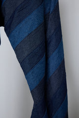 3D CUT ARTISAN PATCHWORK DENIM