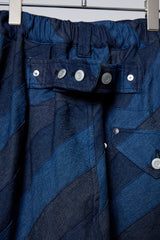3D CUT ARTISAN PATCHWORK DENIM