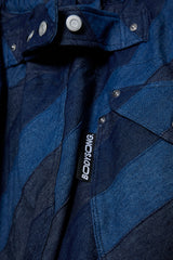 3D CUT ARTISAN PATCHWORK DENIM