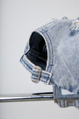 DAMAGED DENIM CAP THEME