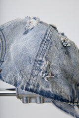 DAMAGED DENIM CAP THEME