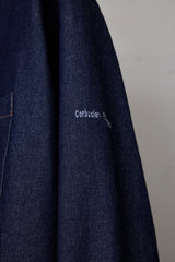 OVERSIZED DENIM SH/DETACHABLE BANDANA