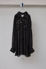 GOLDEN FLORAL OVERSIZED WESTERN SHIRT