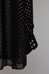 GOLDEN FLORAL OVERSIZED WESTERN SHIRT