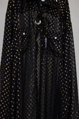 GOLDEN FLORAL OVERSIZED WESTERN SHIRT