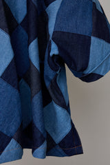 RHOMBUS DENIM HS SHIRT