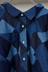 RHOMBUS DENIM HS SHIRT