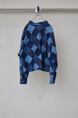 RHOMBUS DENIM LS SHIRT