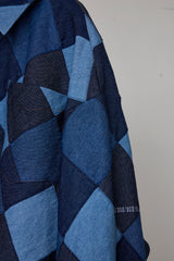 RHOMBUS DENIM LS SHIRT