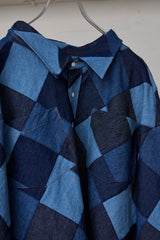 RHOMBUS DENIM LS SHIRT