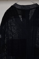 MIXED-KNIT VEST_REFLECTIVE RIB