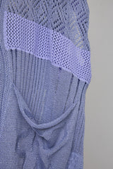 MIXED-KNIT VEST_REFLECTIVE RIB