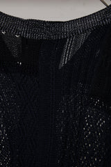 MIXED-KNIT CARDIGAN_REFLECTIVE RIB