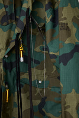 PIGMENT-DYED CAMO JACKET