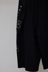 EMBELLISHED FLORAL JOGGER SHORTS