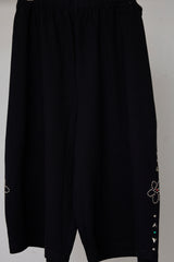 EMBELLISHED FLORAL JOGGER SHORTS