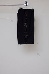 EMBELLISHED FLORAL JOGGER SHORTS