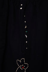 EMBELLISHED FLORAL JOGGER SHORTS