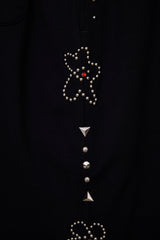 EMBELLISHED FLORAL JOGGER SHORTS