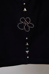 EMBELLISHED FLORAL JOGGER SHORTS