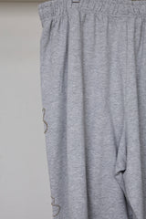 EMBELLISHED FLORAL JOGGER SHORTS