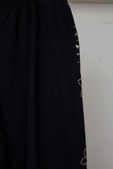 EMBELLISHED FLORAL JOGGERS