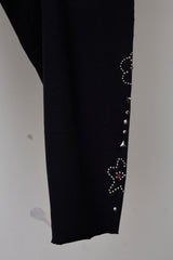 EMBELLISHED FLORAL JOGGERS