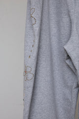 EMBELLISHED FLORAL JOGGERS