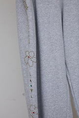 EMBELLISHED FLORAL JOGGERS