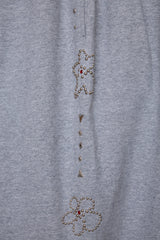 EMBELLISHED FLORAL JOGGERS