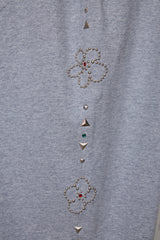 EMBELLISHED FLORAL JOGGERS