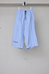 CUT JACQUARD GINGHAM MOST WIDE SLACKS