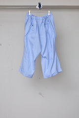 CUT JACQUARD GINGHAM MOST WIDE SLACKS