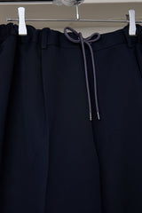 POLYESTER TRIPLE-WEAVE WIDE SLACKS