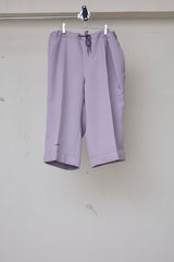POLYESTER TRIPLE-WEAVE WIDE SLACKS