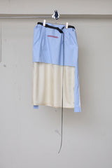 CUT JACQUARD GINGHAM LAYERED MINI