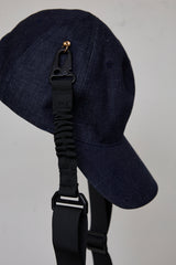 REFLECTIVE STRIPE DENIM CAP/STRAP