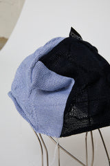 PATCHWORK FLORAL KNIT CAP