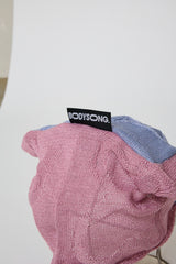 PATCHWORK FLORAL KNIT CAP