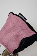 PATCHWORK FLORAL KNIT CAP