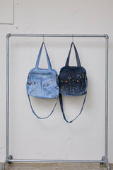 RECONSTRUCTED DENIM SHIBUYA BAG