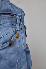 RECONSTRUCTED DENIM SHIBUYA BAG