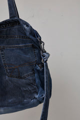 RECONSTRUCTED DENIM SHIBUYA BAG