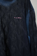 SPRAYED 3D CABLE LONG SLEEVE M