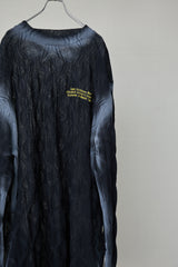 SPRAYED 3D CABLE LONG SLEEVE L