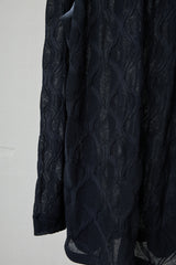 SPRAYED 3D CABLE LONG SLEEVE L
