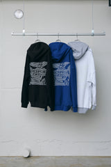 SHY BLUE GHOST INSIDE-OUT HOODIE / WIKI