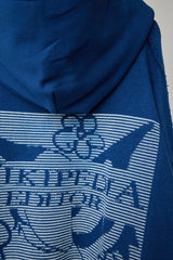 SHY BLUE GHOST INSIDE-OUT HOODIE / WIKI