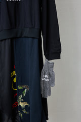 GLOVE-TROTTING RECONSTRUCTED DRESS