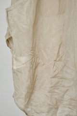 HIDDEN SIDE SHEER WRINKLE SHIRT